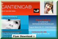 Flugblatt Cantienica